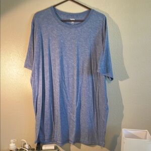 Sonoma Blue Short Sleeve Tee Heathered Comfort